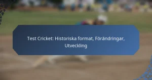 Test Cricket: Historiska format, Förändringar, Utveckling