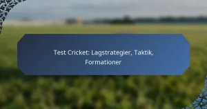 Test Cricket: Lagstrategier, Taktik, Formationer