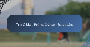 Test Cricket: Poäng, Gränser, Extrapoäng