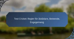 Test Cricket: Regler för åskådare, Beteende, Engagemang