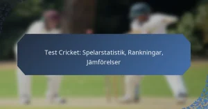 Test Cricket: Spelarstatistik, Rankningar, Jämförelser