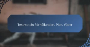 Testmatch: Förhållanden, Plan, Väder